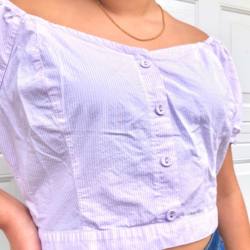 Cute pink cropped top!!